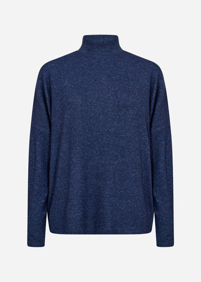 SC-BIARA 126 Blouse Donkerblauw