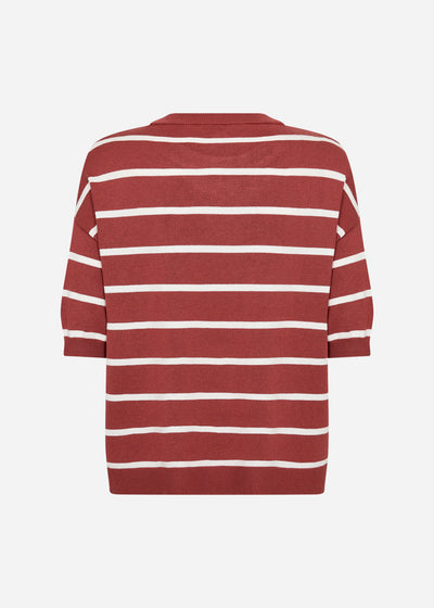 SC-DOLLIE STRIPE 794 Trui Roestrode