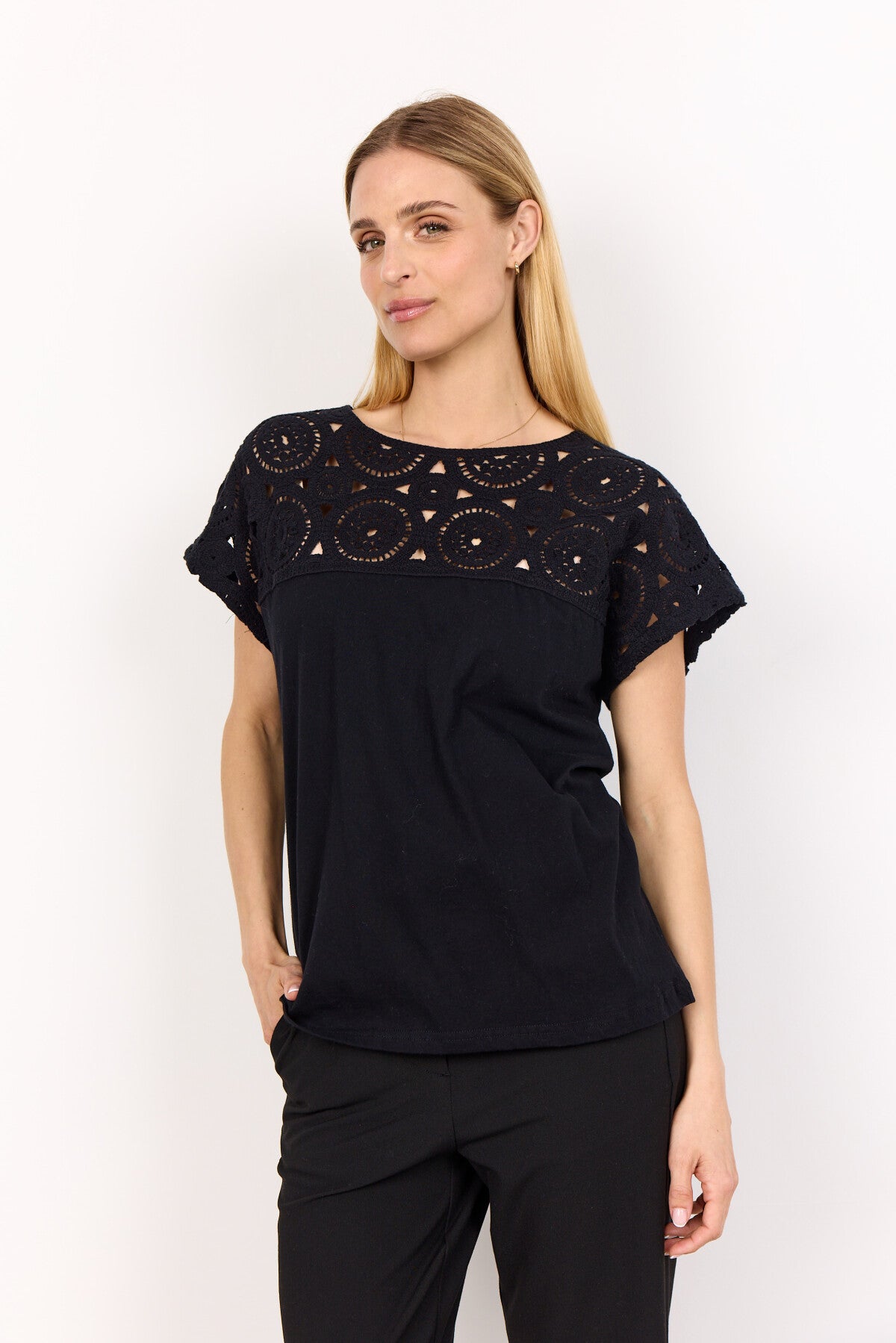 SC-SHENA 1 T-shirt Zwart