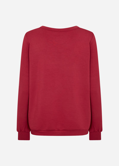 SC-BANU 194 Blouse Donkerrood