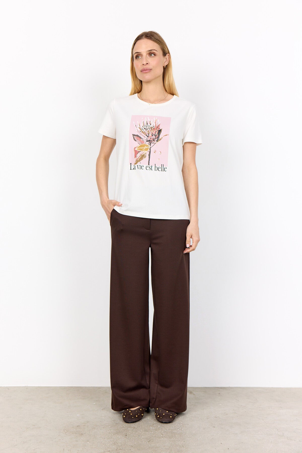 SC-RINA FP 9 T-shirt Gebroken wit