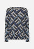 SC-GALINA 64 Blouse Donkerblauw