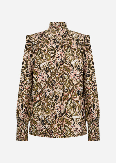 SC-VAVA 2 Blouse Donkergroen