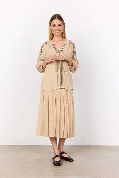 SC-SEBORA 1 Blouse Zand