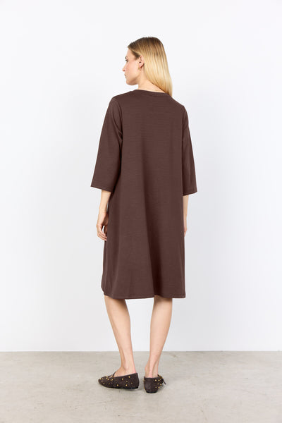 SC-BANU 155 Jurk Donkerbruin