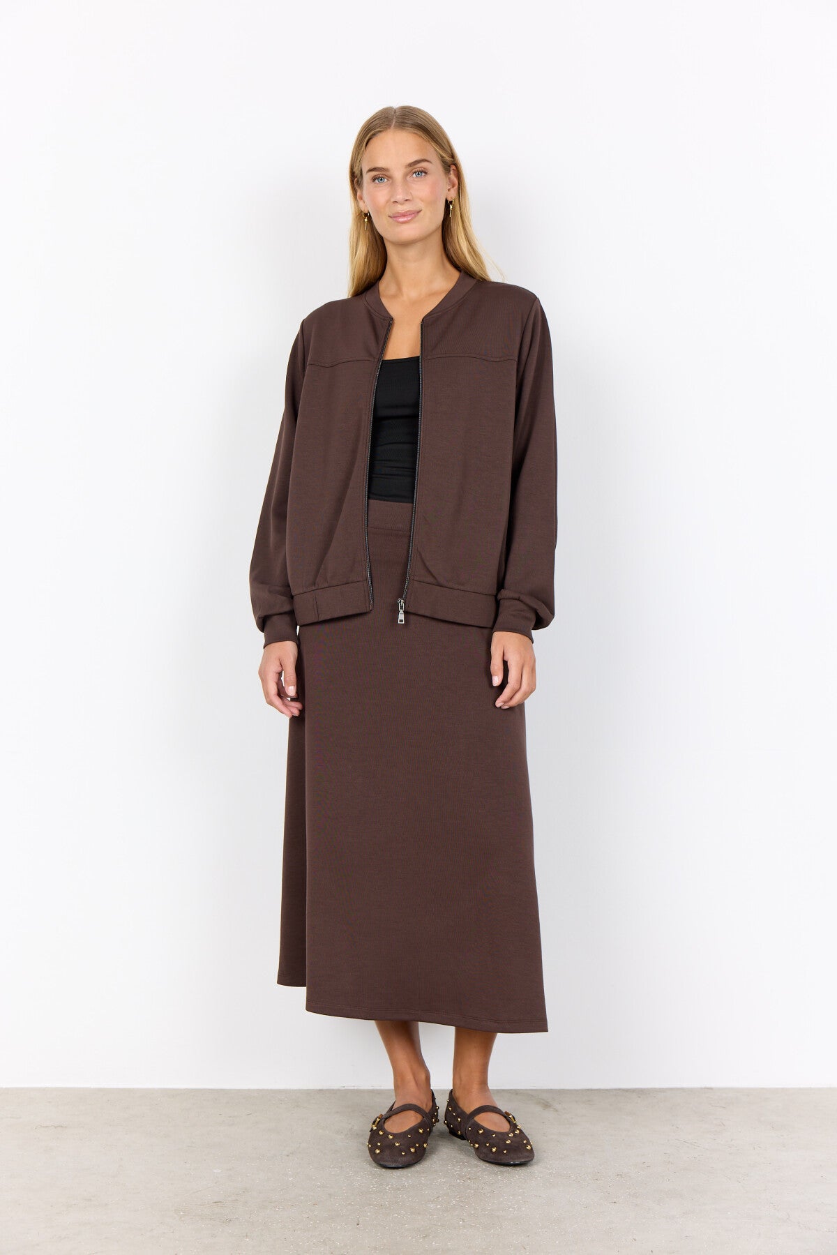 SC-BANU 260 Sweatshirt Donkerbruin