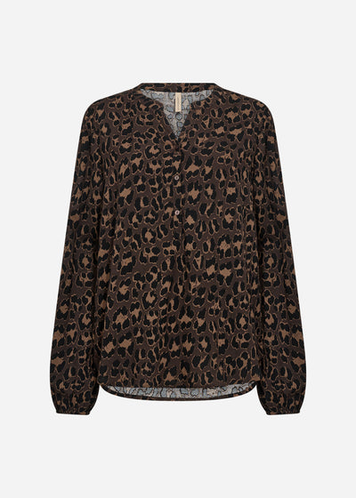 SC-SAFIRA 1 Blouse Donkerbruin