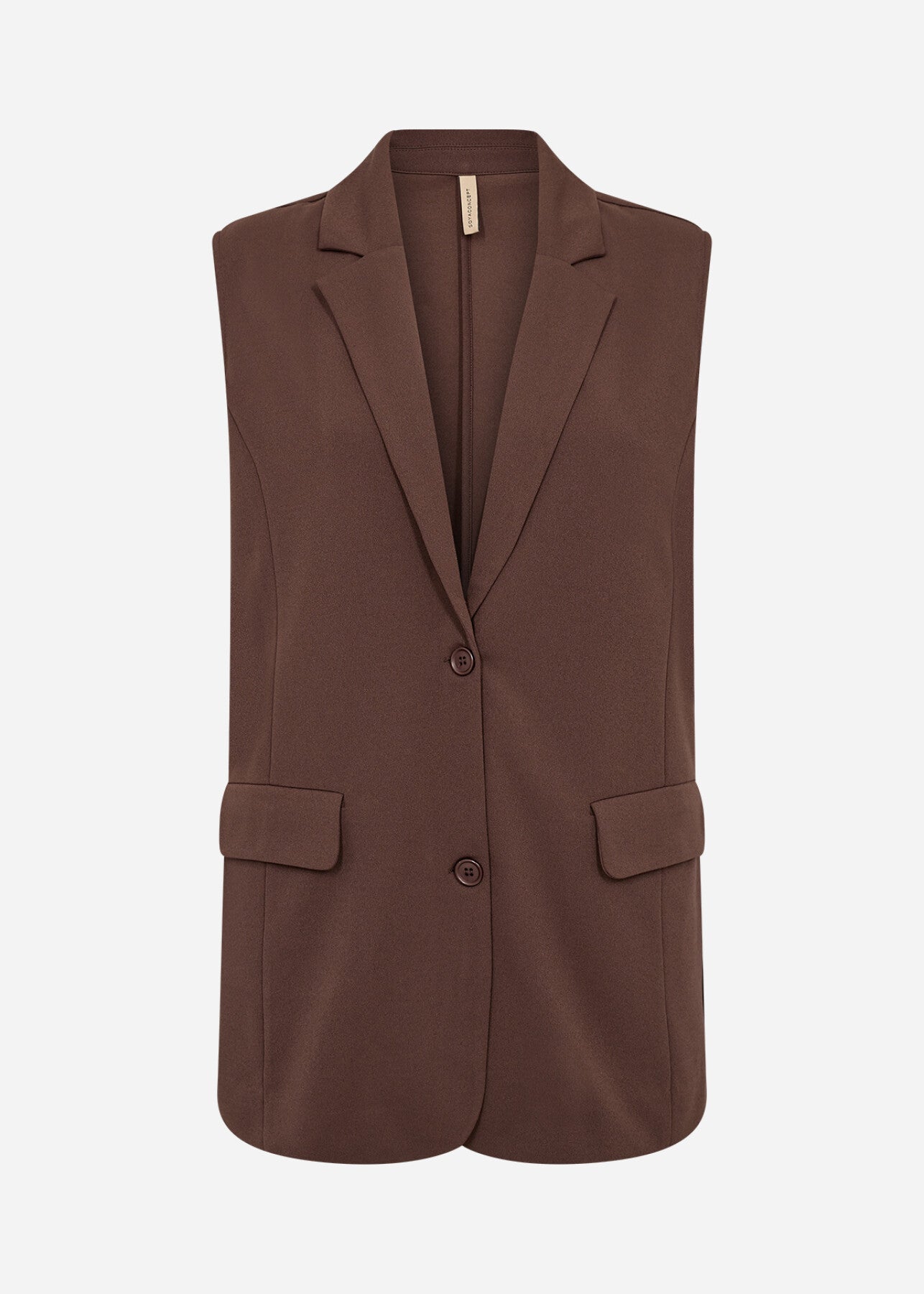 SC-SIHAM 87 Gilet Donkerbruin