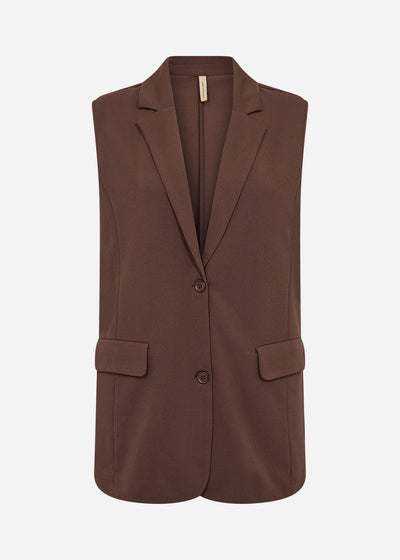 SC-SIHAM 87 Gilet Donkerbruin
