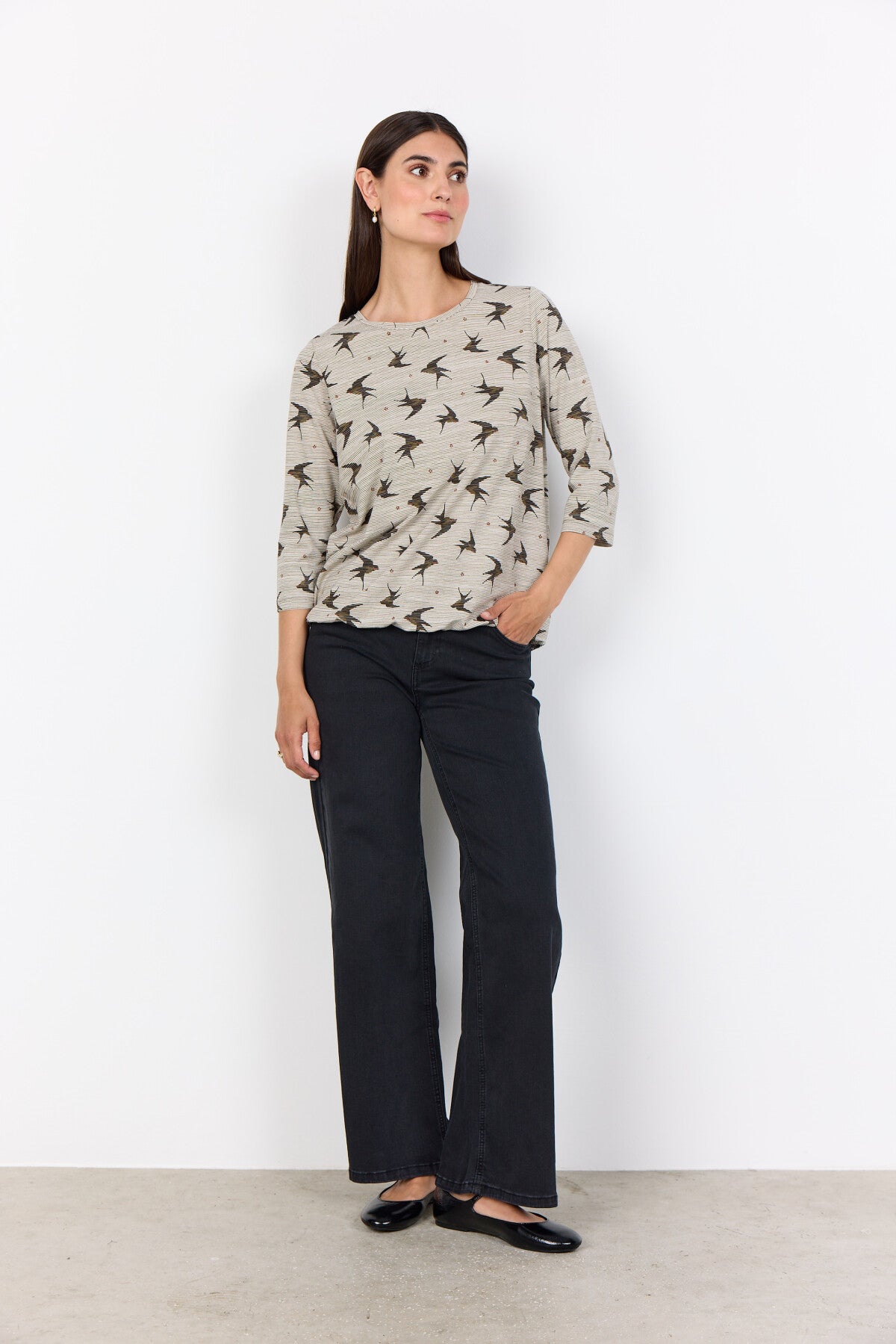 SC-GALINA 65 Blouse Olijf
